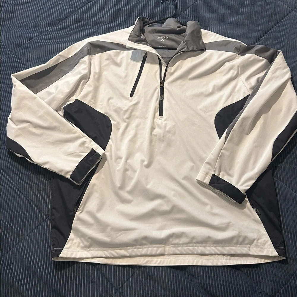 Men’s Antigua Quarter-Zip Pullover Jacket - Picture 2 of 2